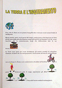 La terra e l'inquinamento