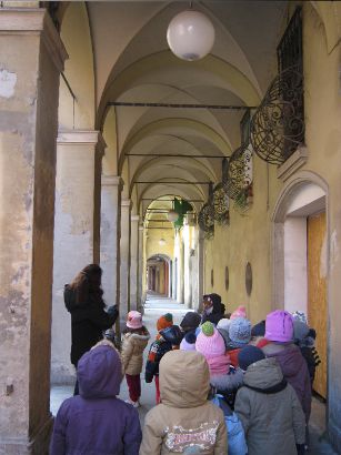 Uscita in città: i portici