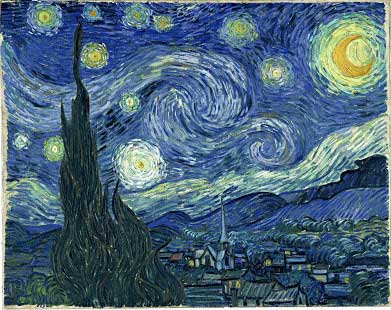 "Notte stellata" di Vincent Van Gogh