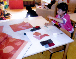 "La Rosa", collage