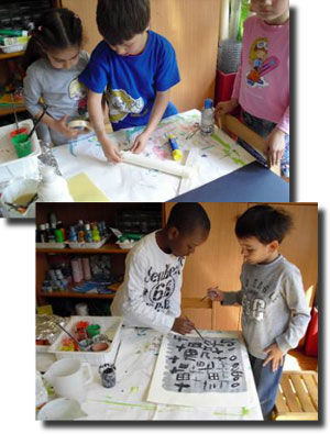 Preparazione delle illustrazione della storia