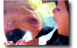 Gioco con gli specchi deformanti