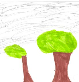 Vento tra gli alberi