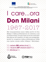 I care... ora. Don Milani 1967-2017